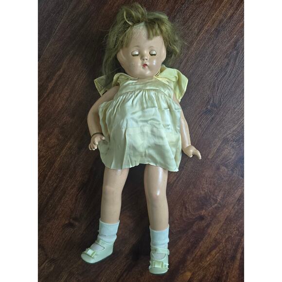 VERY RARE 1930's Effanbee Patsy Lou Composition Doll Original with Bracelet - Picture 2 of 12